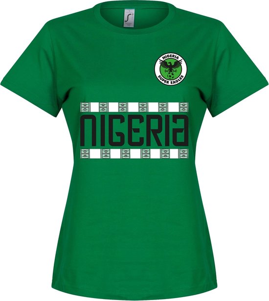 T-Shirt Femme Nigeria Team - Vert - XL