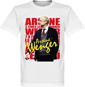 Arsene Wenger Legend T-Shirt - Wit - XXXXL