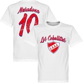 Los Cebollitas Maradona 10 T-Shirt - Wit - 5XL
