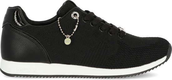 Mexx Cato dames sneaker - Zwart - Maat 36 | bol.com