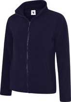 Uneek UC608 Fleecejack Classic Full Zip Dames Zwart M