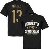Duitsland Weltmeister Müller T-Shirt - XXL