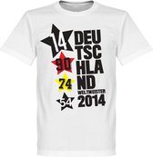 Duitsland 4 Star T-Shirt - XXXXL