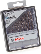Ensemble de forets en métal Bosch robustline - HSS-CO SET 1.5-6.5MM - 13 pièces