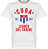 Cuba Established T-Shirt - Wit  - S