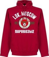 Lokomotiv Moskou Established Hooded Sweater - Rood - XXL