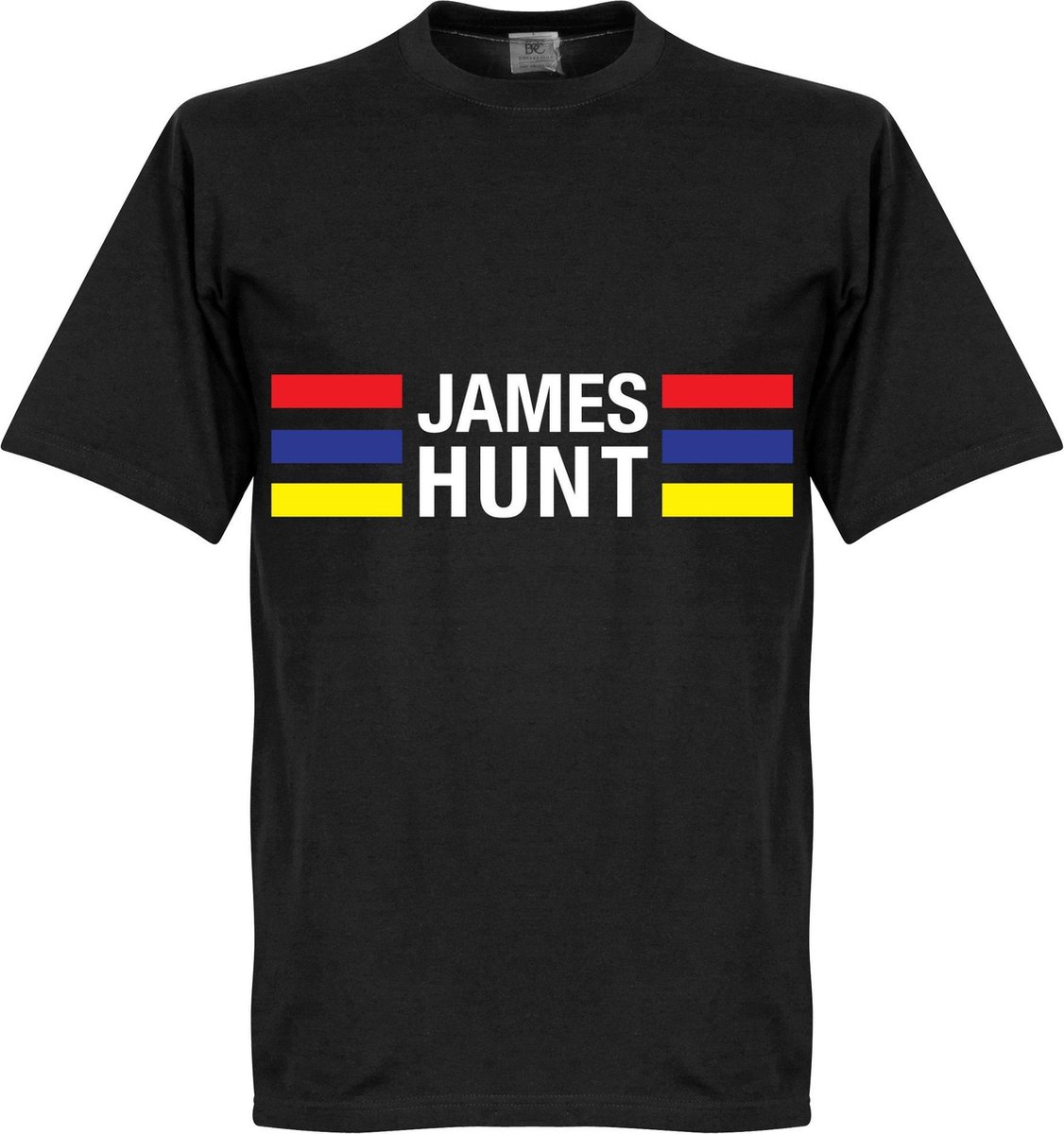 James Hunt Stripes T-Shirt - Zwart  - XL