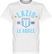 Lazio Roma Established T-Shirt - Wit - XXXXL