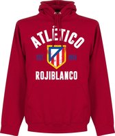 Atletico Madrid Established Hooded Sweater - Rood - XXL