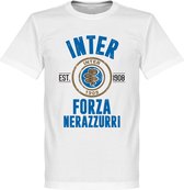 Inter Milan Established T-Shirt - Wit  - XS