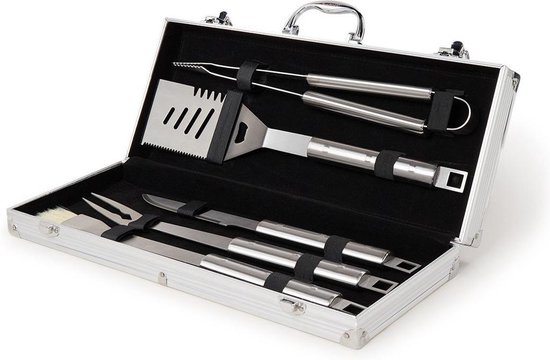 Essentials 6-delige barbecueset in aluminium koffer - Métal - PFAS-vrij