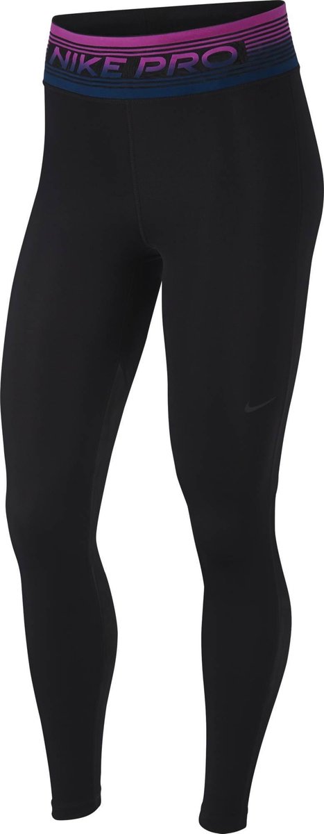 Nike Np Tight Vnr Excl Sportlegging Dames /Dk Smoke Zwart