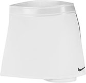 Nike Nkct Dry Skirt Str Jupe De Sport Femmes - White/ Noir / White/ Noir - Taille L