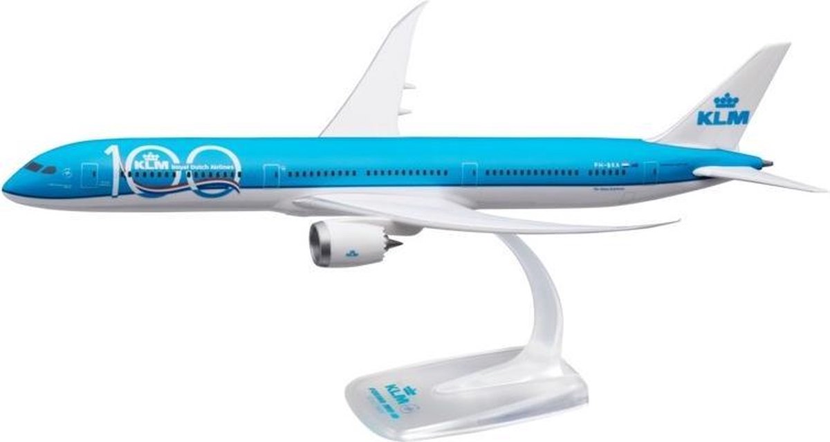 een paar Keelholte Actief KLM Boeing 787-10 modelvliegtuig - 100 jaar KLM | bol.com