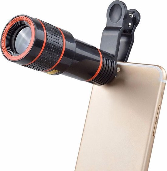 schouder spellen Onvergetelijk WiseGoods - Luxe Universele 12x Optische Zoom - Smartphone Telescoop -  Camera Lens... | bol.com