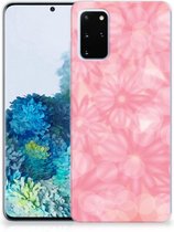 Back Cover Geschikt voor Samsung S20 Plus TPU Siliconen Hoesje Spring Flowers