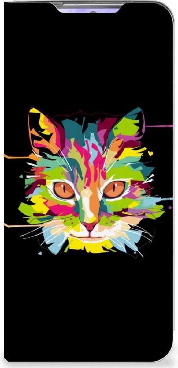 Book Case voor Samsung Galaxy S20 Magnet Case Cat Color