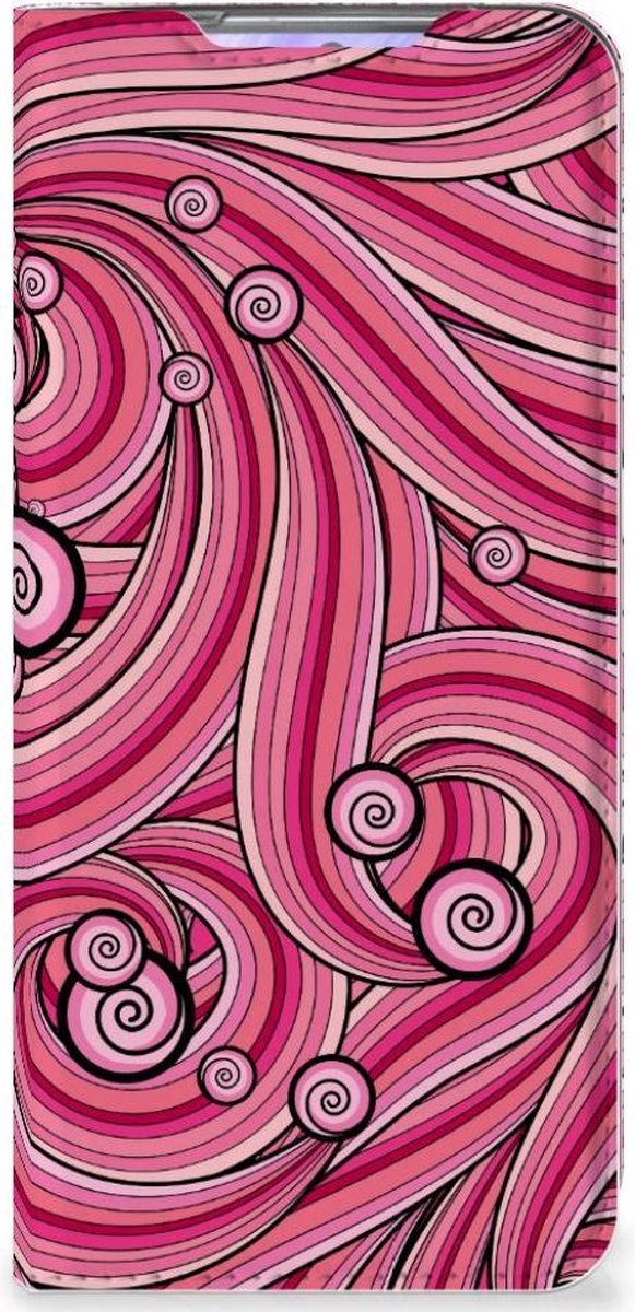 Samsung Galaxy S20 Bookcase Swirl Pink