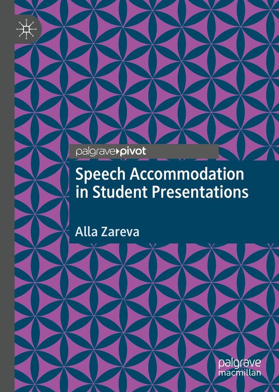 Speech Accommodation in Student Presentations - cover