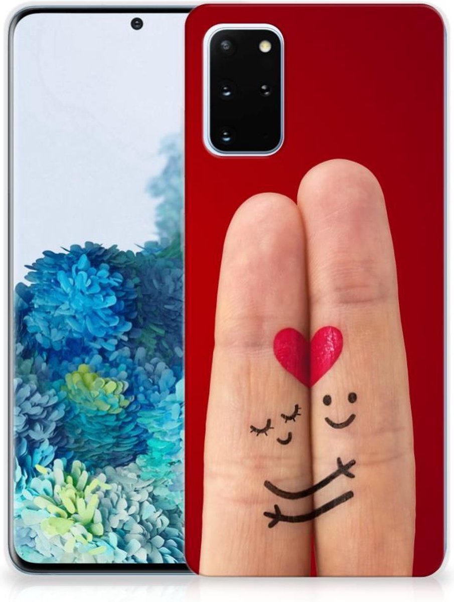Samsung Galaxy S20 Plus Silicone Back Cover Liefde - Origineel Romantisch Cadeau