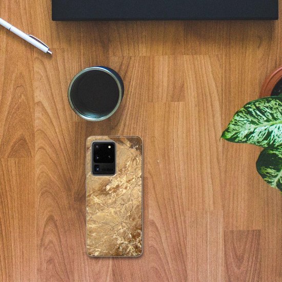 Protection Housse pour Samsung Galaxy S20 Ultra Coque Marbre