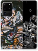 Samsung Galaxy S20 Ultra Siliconen Hoesje met foto Badges