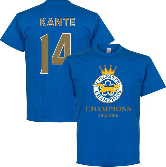 Leicester City Champions 2016 KantÃ© T-Shirt - XXXXL