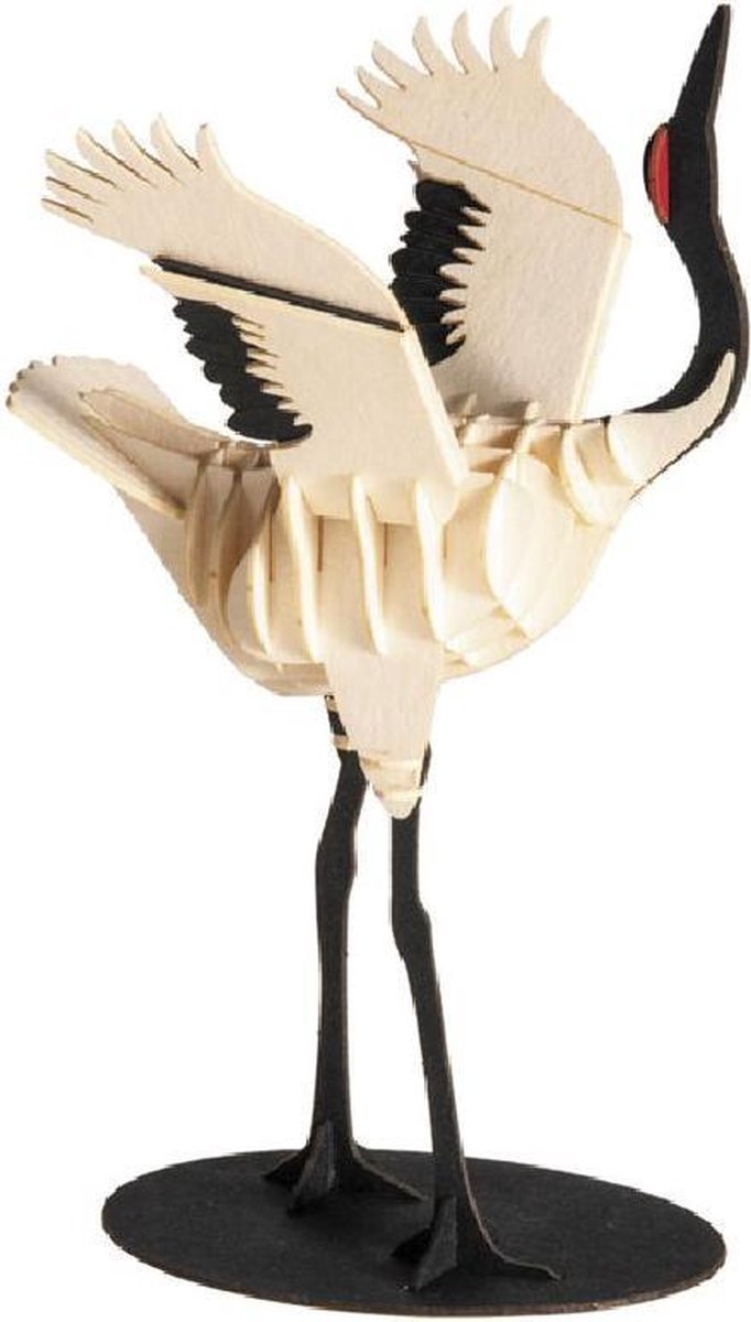 FRIDOLIN 3D papieren model - Kraanvogel.