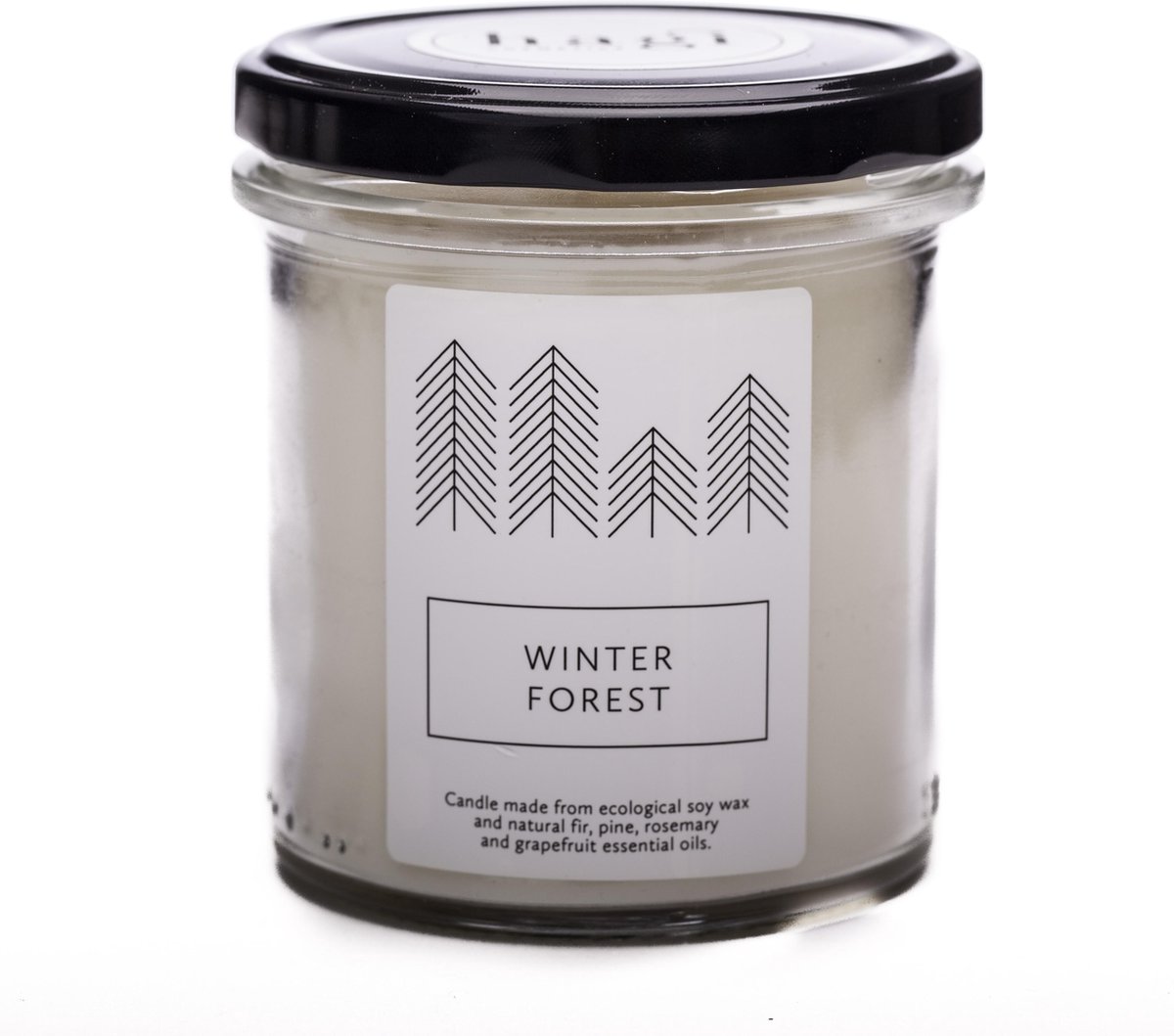 Hagi | Winter Forest | Natuurlijke Sojakaars | Geurkaars | Vegan | Etherische Olie