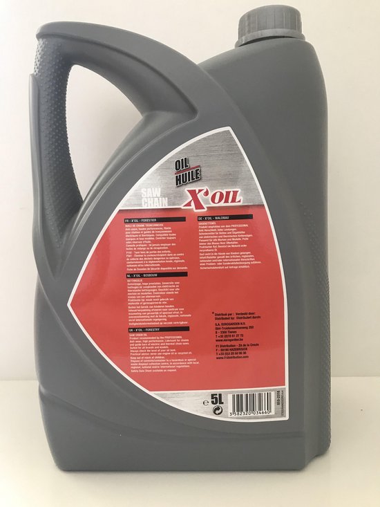 X'OIL 8102318 Zaagkettingolie - 5 liter - Viscositeitsindex 97 - 100mm²/s op 40 graden van X'OIL — afbeelding 2