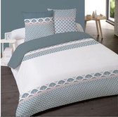 100% Katoenen 2-Persoonsdekbedovertrek Pominella 240x220 met 2 kussenslopen 65x65