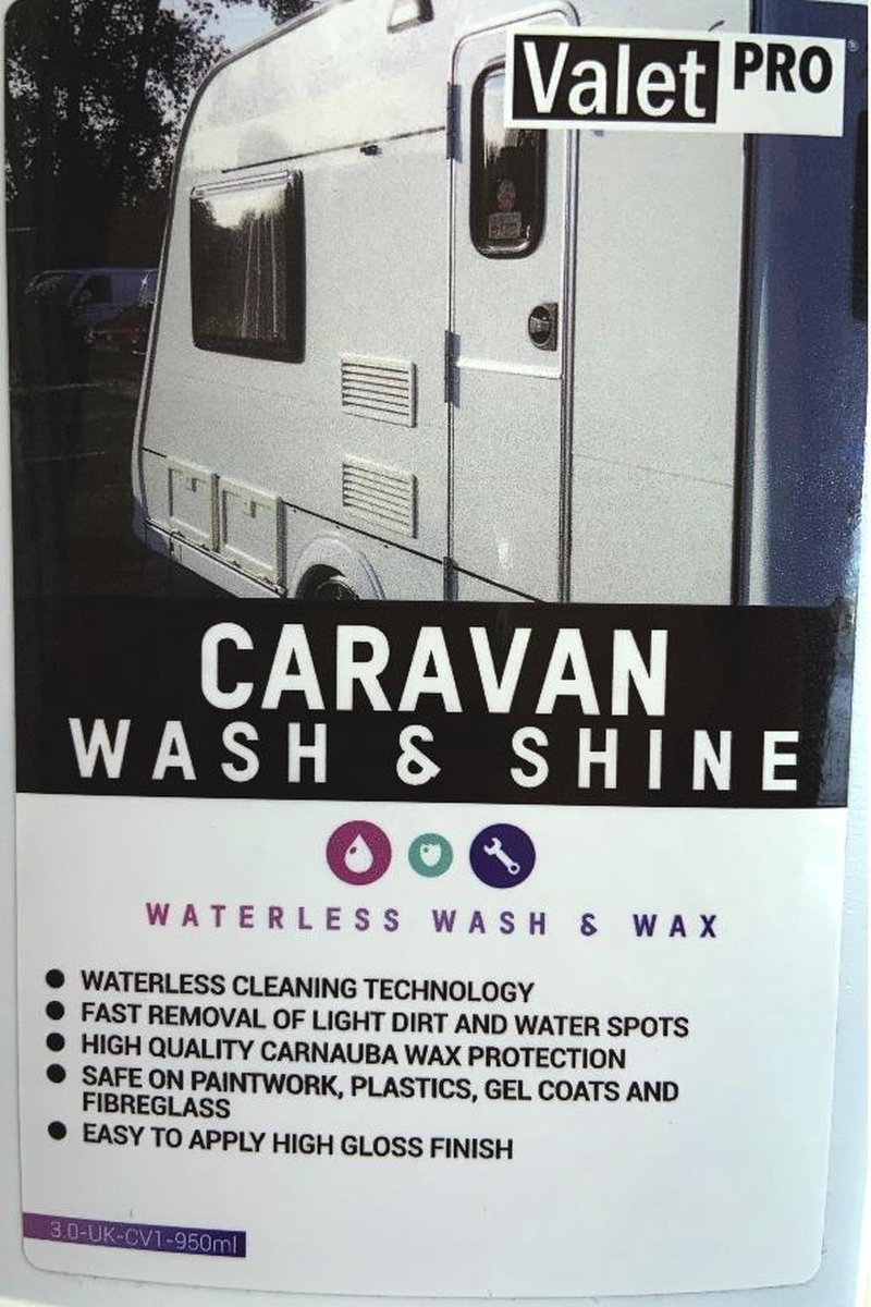 Caravan Wash & Shine Reinigingsmiddel 950 ML