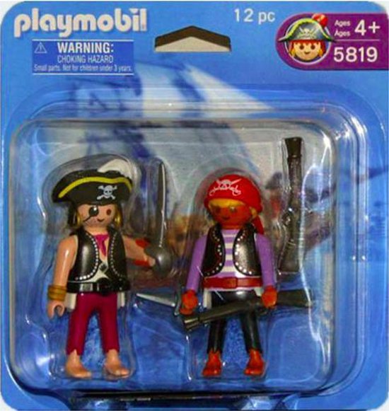 Playmobil Special Plus 9358 pas cher, Pirate avec coffre au trésor