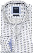Profuomo Overhemd Stippen Blauw - maat 40