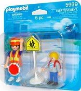 Playmobil DuoPack Crossing guard and child - 5939
