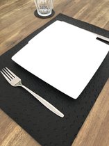 Placemat set struisvogel black