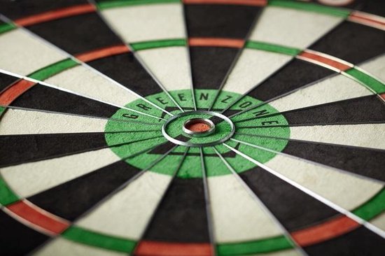 WINMAU - Green Zone Dual Core Dartbord van Winmau — afbeelding 3