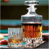 WhiskyKaraf set- Whisky karaf - 2 x Tumbler glazen - Whisky glazen