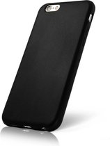 HB Hoesje Geschikt voor Apple iPhone 6 & 6s - Siliconen Back Cover - Zwart