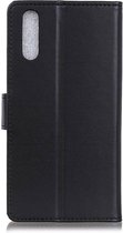 Sony Xperia 1 II Portemonnee Hoesje Voor Pasjes Kunst Leer Zwart