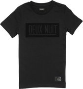 DEUX NUIT GESTREEPT ZWART KIDS T-SHIRT