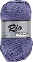 Lammy yarns Rio katoen garen - lila paars (764) - naald 3 a 3,5mm - 5 bollen