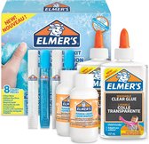 Elmer's starterkit voor lijmslijm | transparante lijm | glitterlijmpennen en slijmactiverende oplossing met Tovervloeistof | 8 stuks slime kit