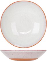 Koi Diepe Borden Roze - Aardewerk -  D23xh5cm (set van 6)
