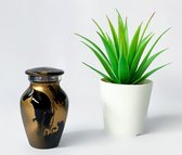 Mini urn Gold swirl 2091