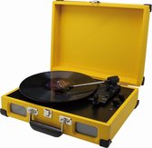 Soundmaster PL580GE - Koffermodel platenspeler, geel