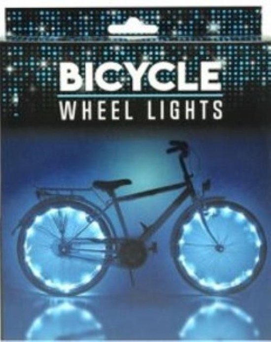 Foto: Bicycle led wielverlichting blauw