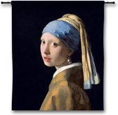 Wandkleed Meisje met de Parel - Johannes Vermeer - 150x170 cm