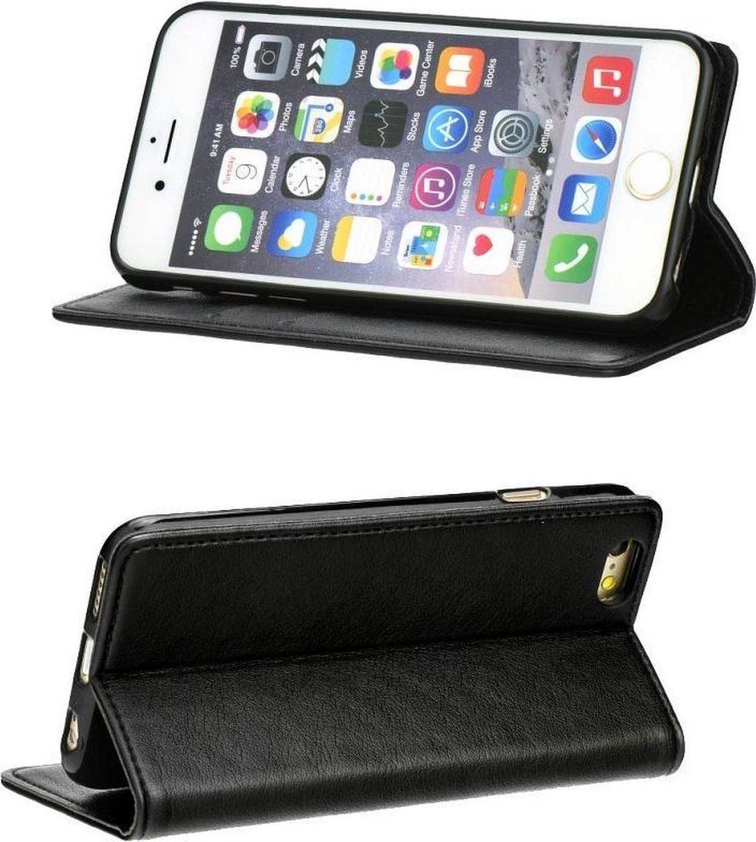 Samsung S20 Plus Hoesje – MJOY - Wallet – Magneet Bookcase – Zwart