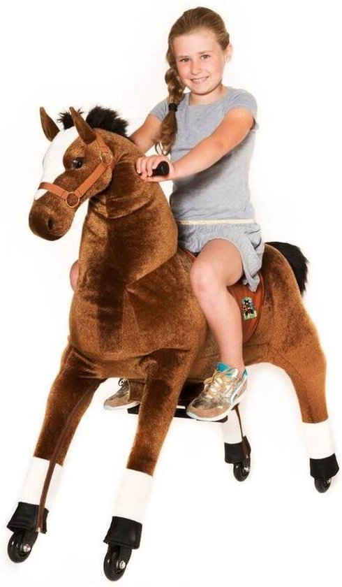 Animal Riding Paard Amadeus Bruin X-Large - Rijdend Paardenspeelgoed -... |  bol.com